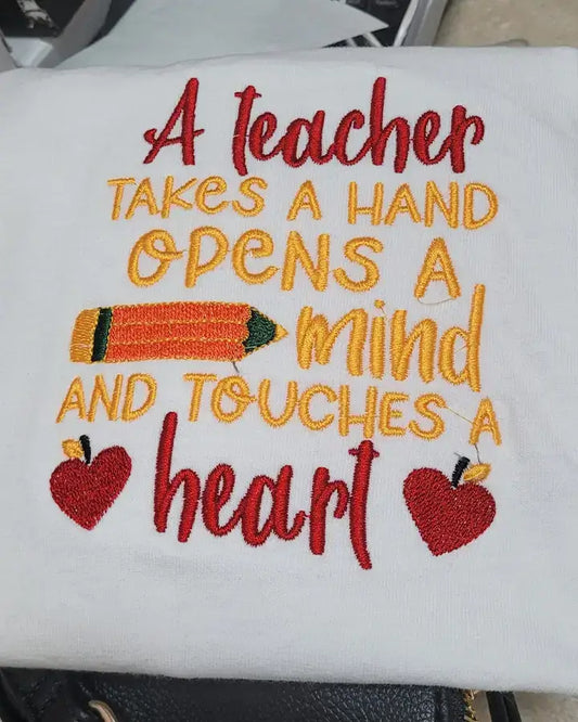 A Teacher Takes a Hand opens a mind and touches a heart